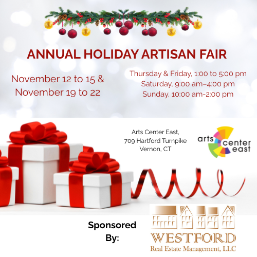 Annual Holiday Artisan Fair event flyer