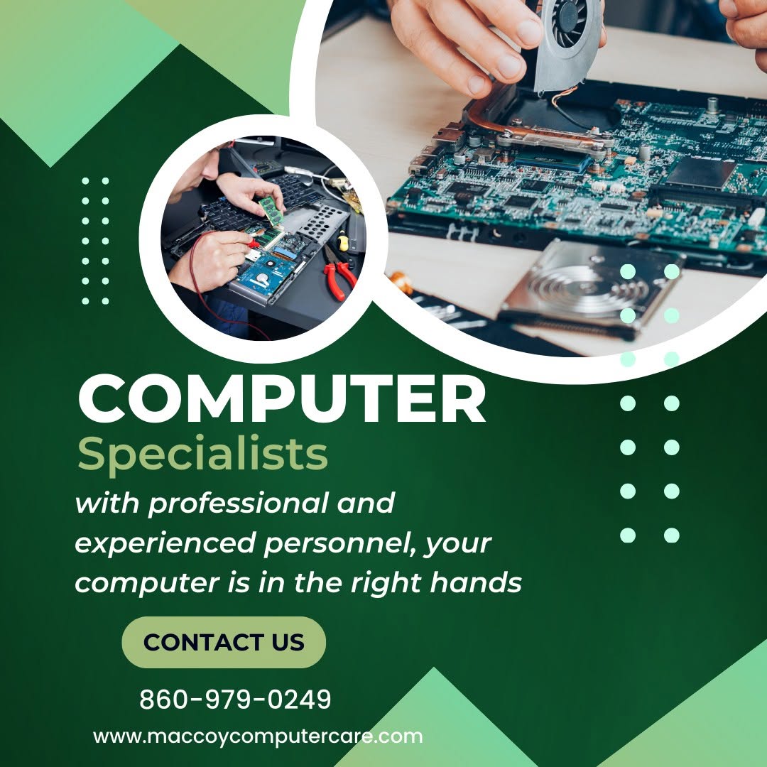 MacCoy Computer Specialists flyer