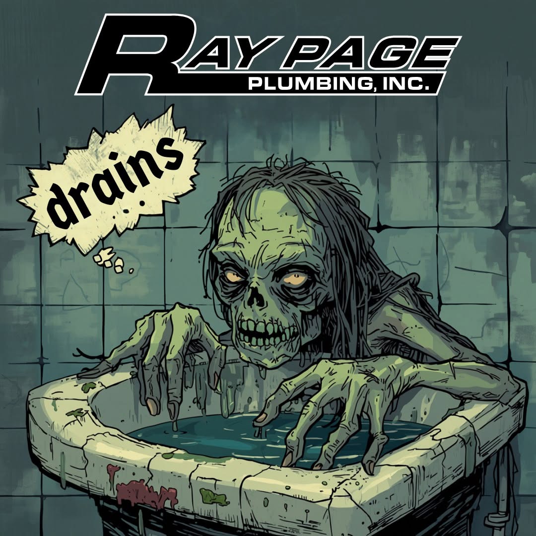 Ray Page Plumbing — Drains flyer