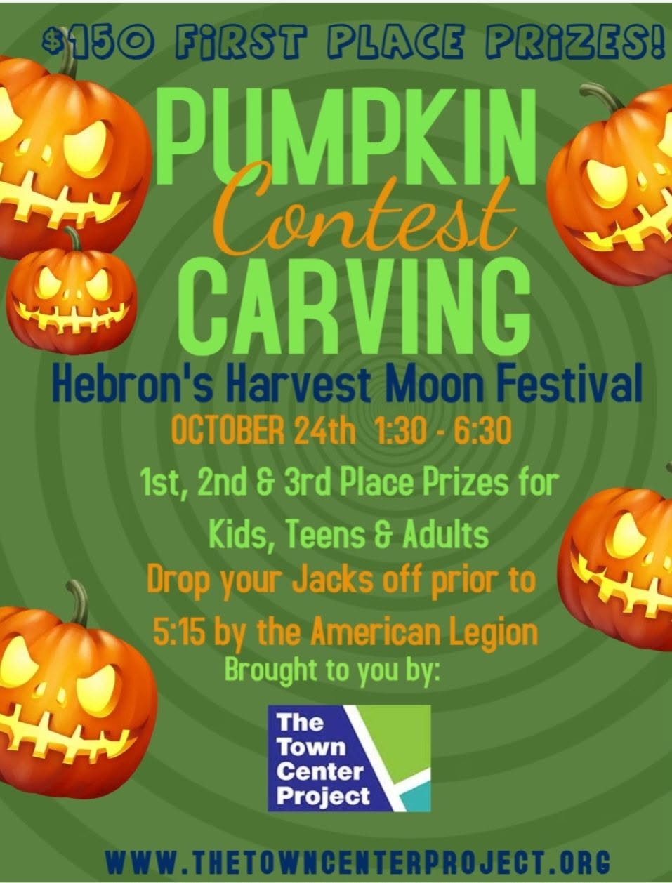 Pumpkin Carving Contest event flyer