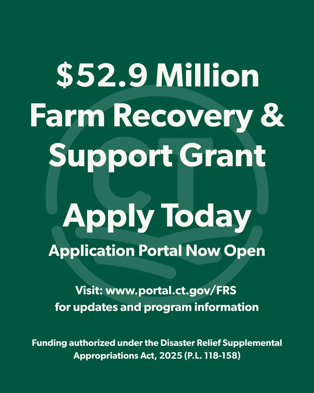$52.9 million Farm Recovery and Support Grant — Apply Today