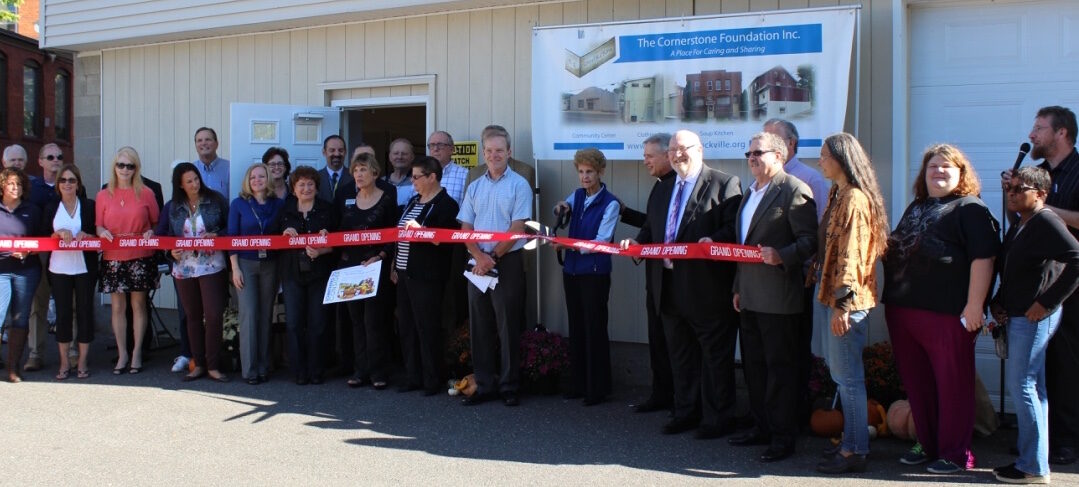 The Cornerstone Foundation ribbon cutting