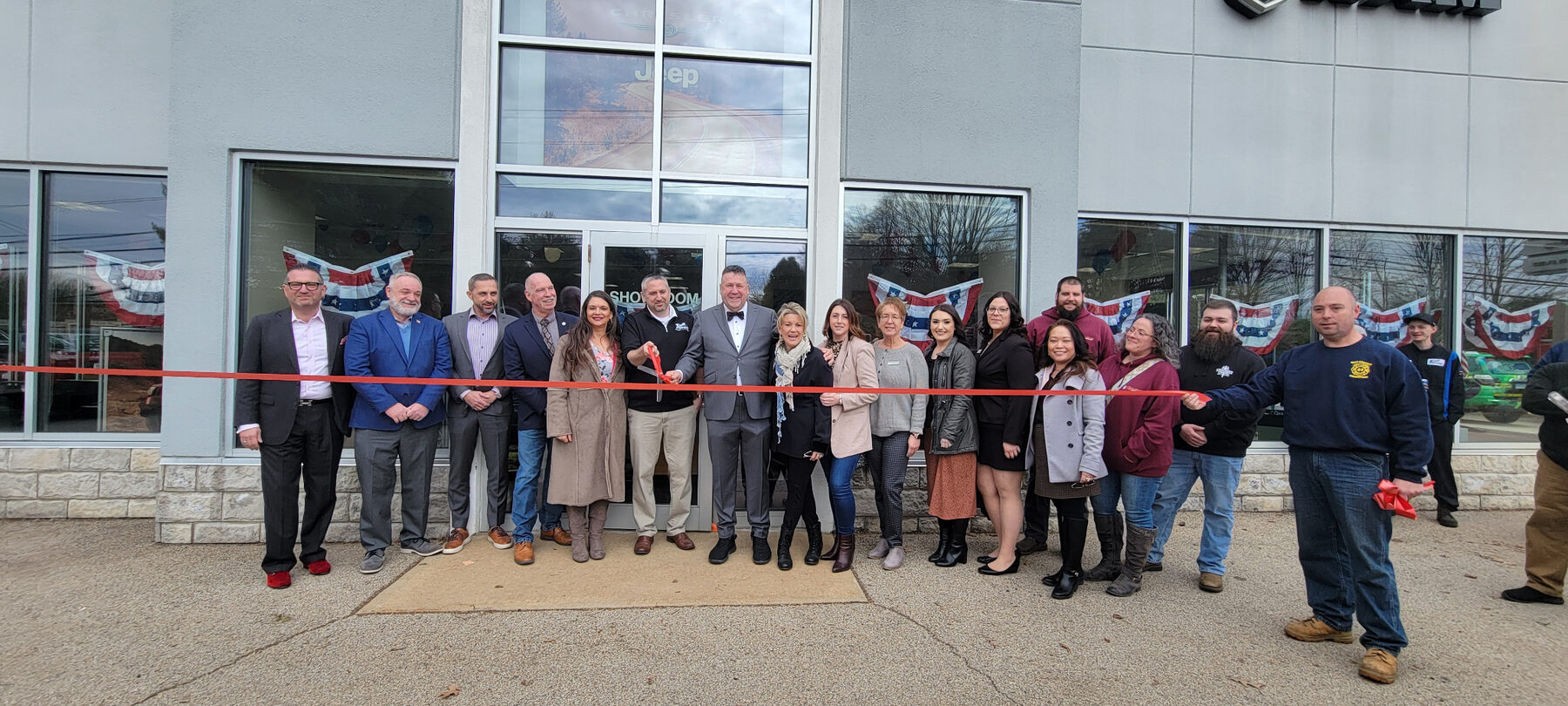 Stafford CDJR ribbon cutting